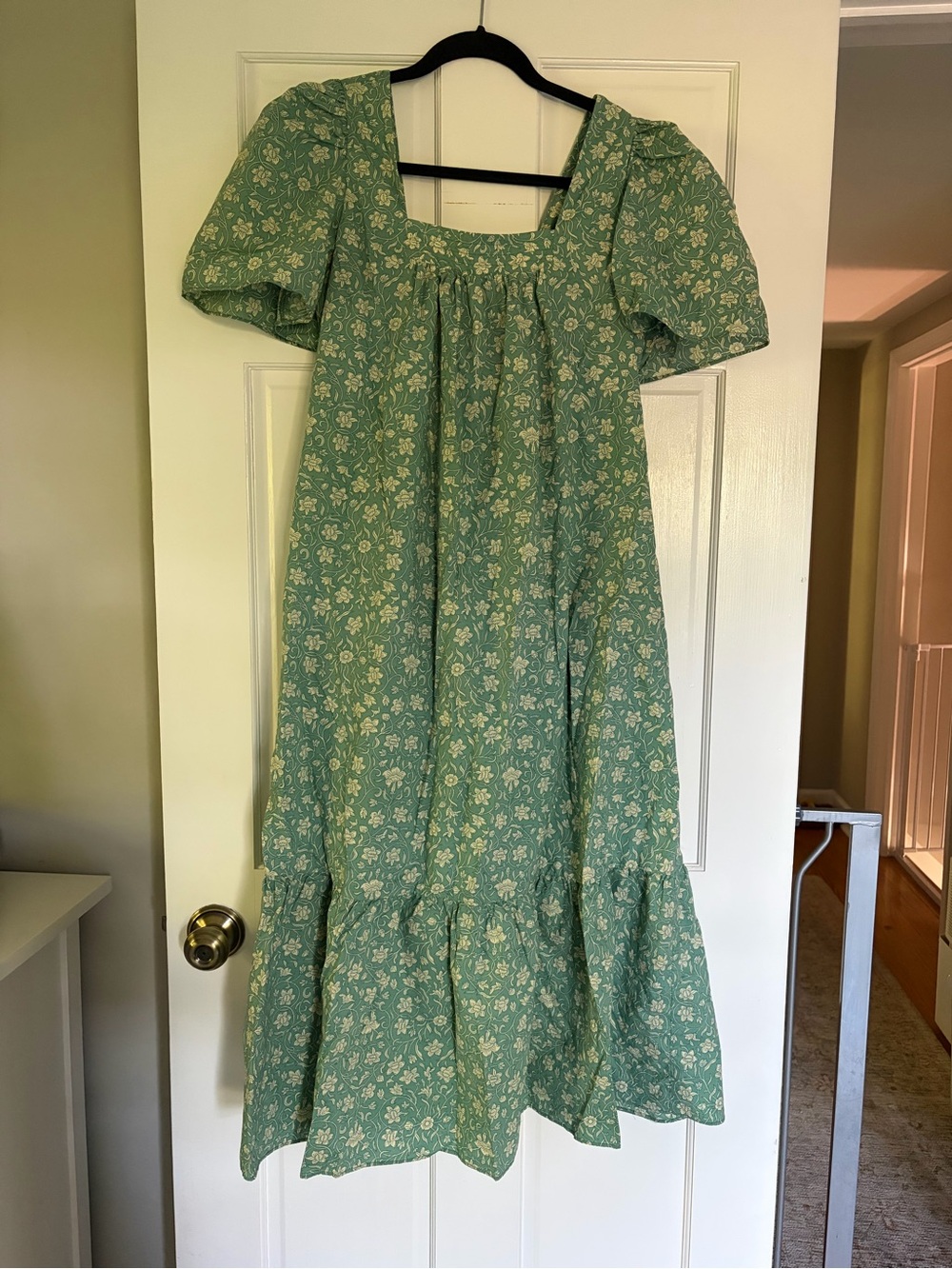 Hyacinth House Green Floral Dress